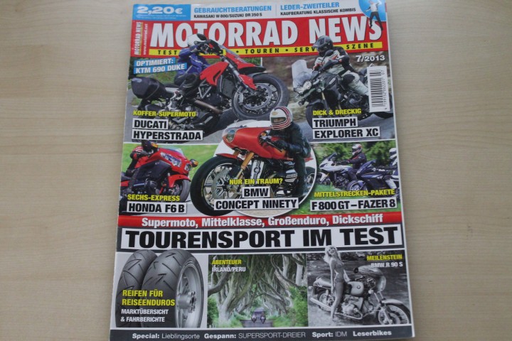 Deckblatt Motorrad News (07/2013)